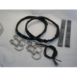 SM Contour Rigging Kit (includes 2 tank bands with nylon cover and two 25mm (1") bolt snaps)