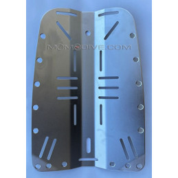 STAINLESS STEEL BACKPLATE NECKED 3 MM