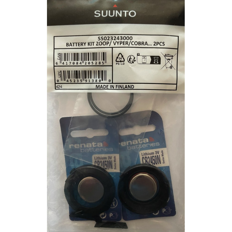 Suunto Genuine Double Battery Kit For Zoop Vyper Cobra Helo2 Computers